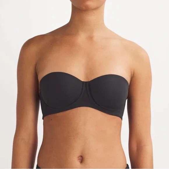 SKIMS
Fits Everybody Strapless Bra 34DD Onyx Black - Picture 3 of 6